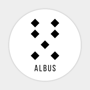 Albus Geomantic Figure Magnet